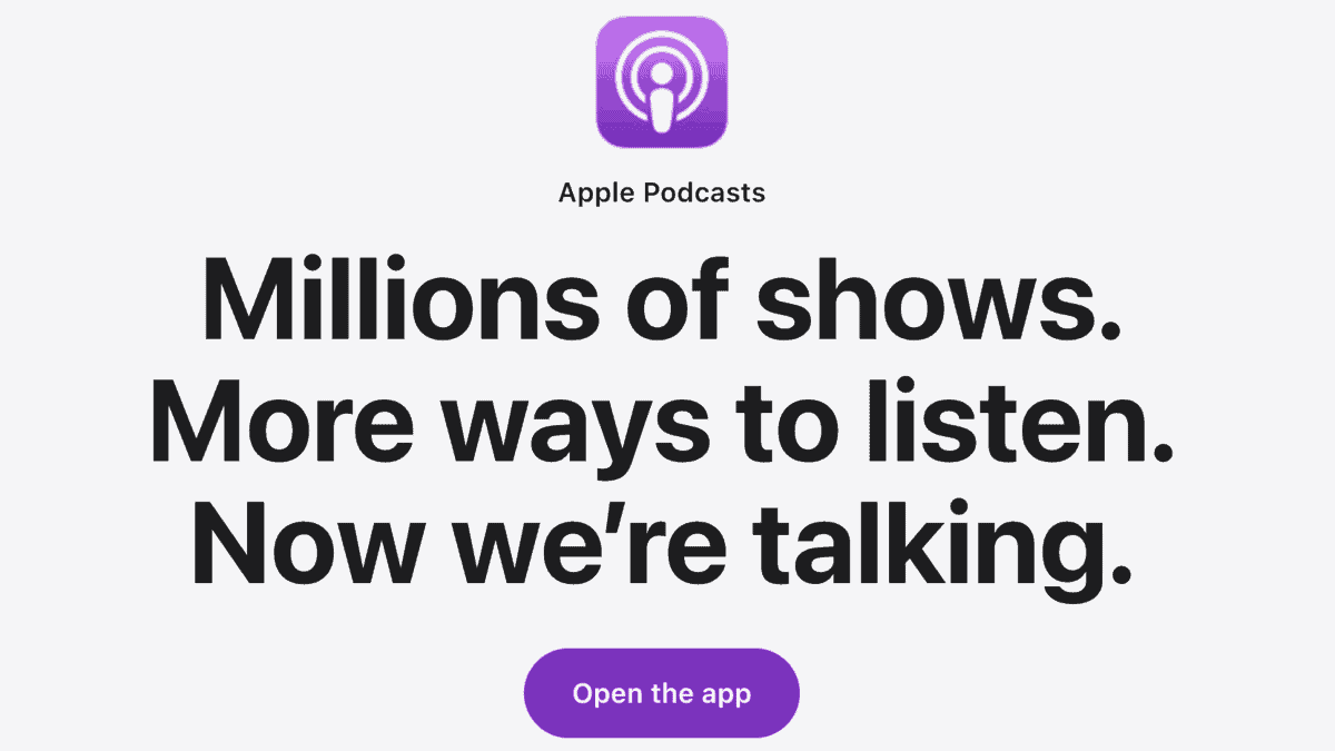 Apple Podcasts è una delle principali piattaforme di podcast.